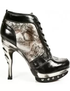Clearance New Rock Anke Boot Punk -Punk006-C9