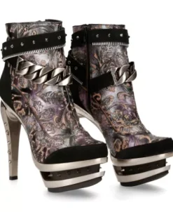 Hot New Rock Anke Boot Punk -Rock224-C1