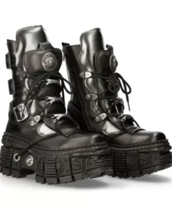 Clearance New Rock Anke Boot  Tank  -Wa130-C1