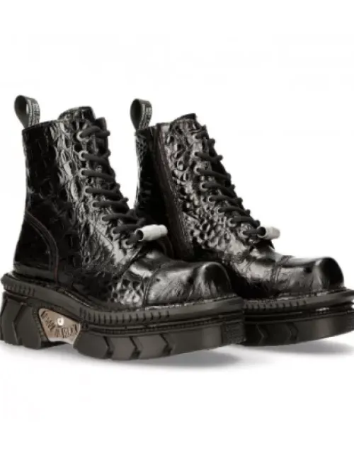 Clearance New Rock Anke Boot Techno -ii083C-C64
