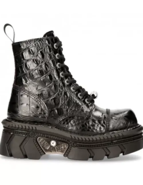 Clearance New Rock Anke Boot Techno -ii083C-C64