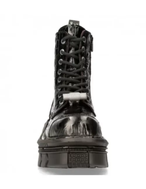 Clearance New Rock Anke Boot Techno -ii083C-C64