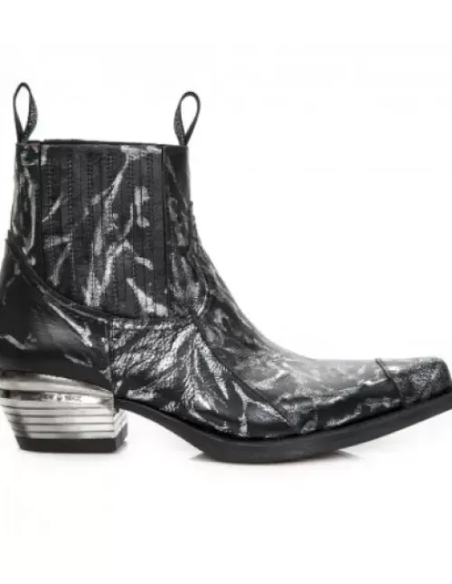 New New Rock Anke Boot Wet -7953Pt-C24