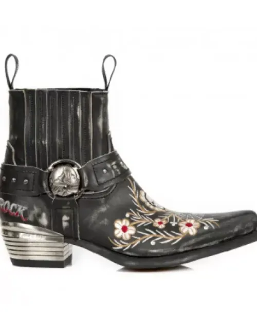 New New Rock Anke Boot Wet -Wt046-C2