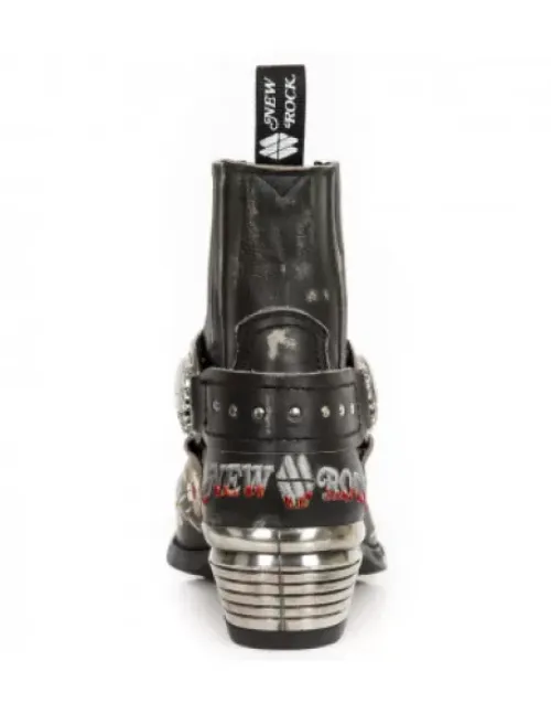 New New Rock Anke Boot Wet -Wt046-C2