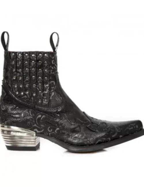 New New Rock Anke Boot Wet -Wt047-1