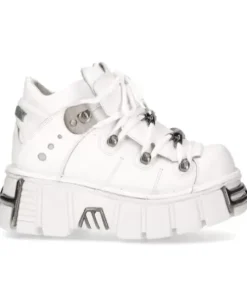 Sale New Rock Anke Boot White Tower With ace -106N-18