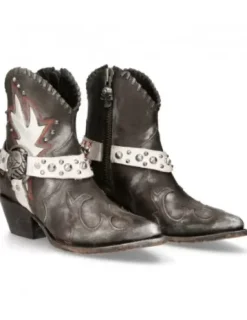 Clearance New Rock Anke Boot Back uea  -Wt004-2