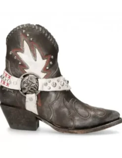 Clearance New Rock Anke Boot Back uea  -Wt004-2