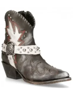 Clearance New Rock Anke Boot Back uea -Wt004-2