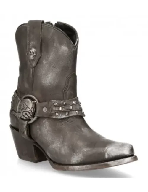 New Rock Anke Boot Back uea -Wt005-1