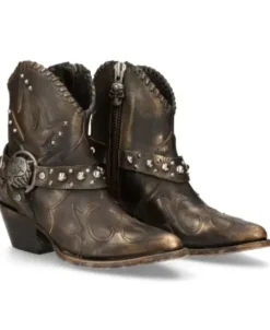 Hot New Rock Anke Boot Back uea -Wt004-1