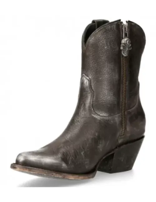 Online New Rock Anke Boot Back uea -Wt006-1