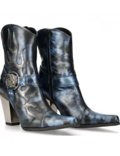 New Rock Anke Boot Bu -7919B-C10