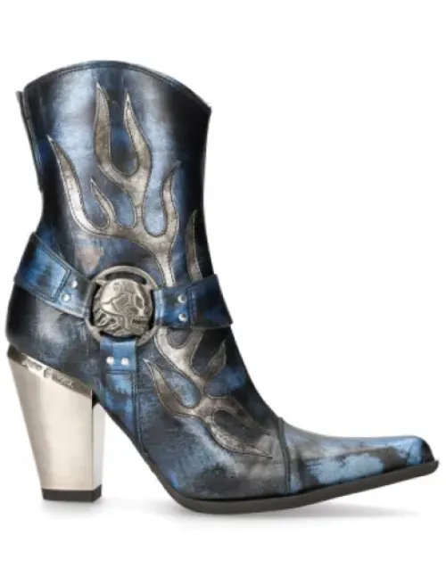 New Rock Anke Boot Bu -7919B-C10