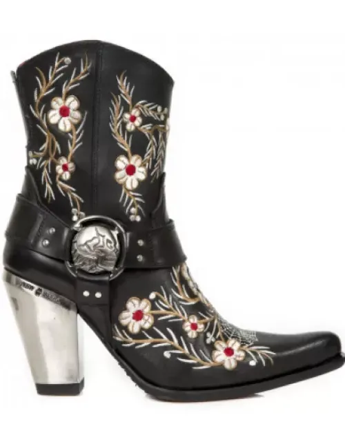 Clearance New Rock Anke Boot Bu -Bu007-C1