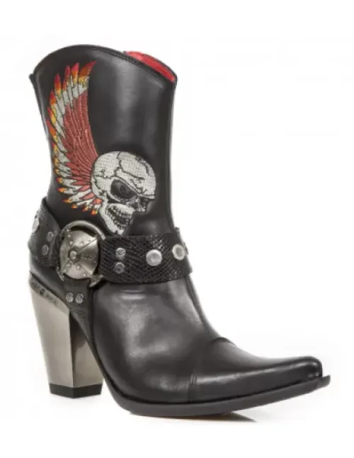 Clearance New Rock Anke Boot Bu -Bu006-1
