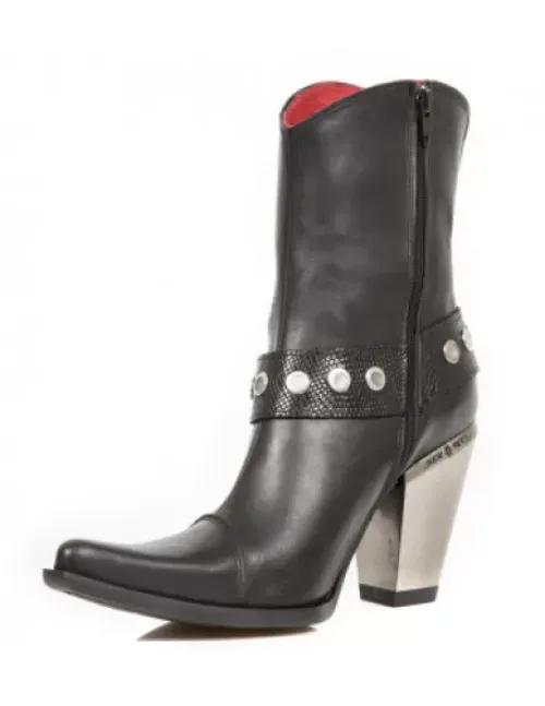 Clearance New Rock Anke Boot Bu -Bu006-1