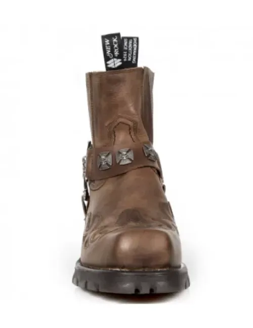 Hot New Rock Anke Boot otorcyce -7647-C2