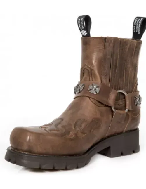Hot New Rock Anke Boot otorcyce -7647-C2