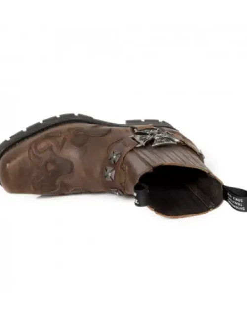 Hot New Rock Anke Boot otorcyce -7647-C2