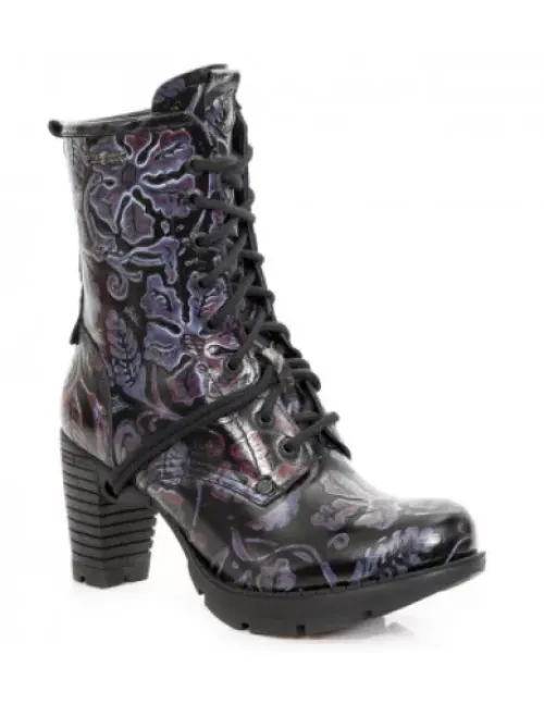 New New Rock Anke Boot Trai -Tr001-C82