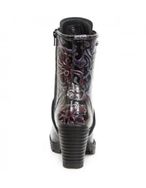 New New Rock Anke Boot Trai -Tr001-C82