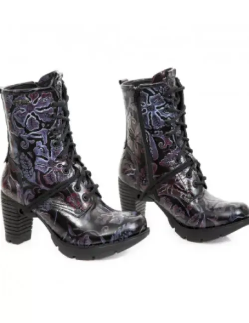 New New Rock Anke Boot Trai -Tr001-C82