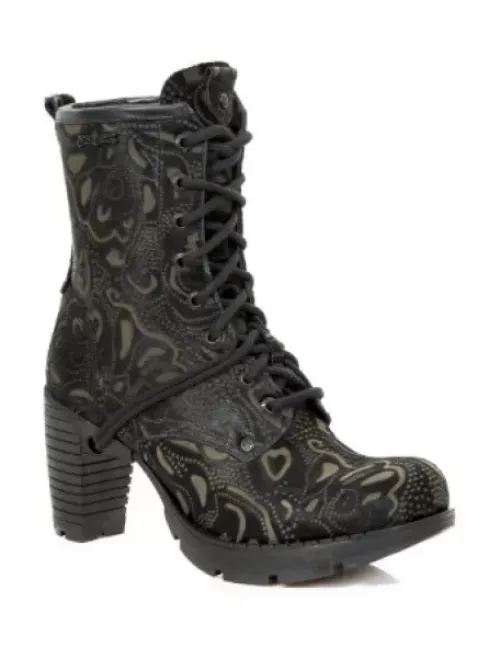 New New Rock Anke Boot Trai -Tr001-C81