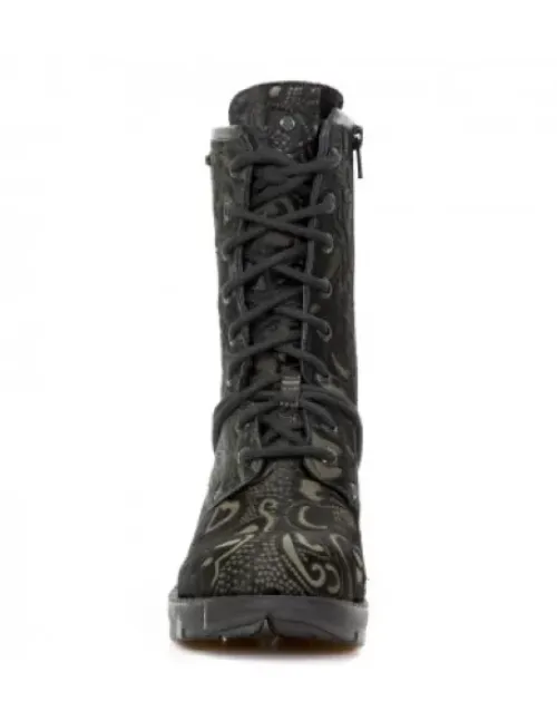 New New Rock Anke Boot Trai -Tr001-C81