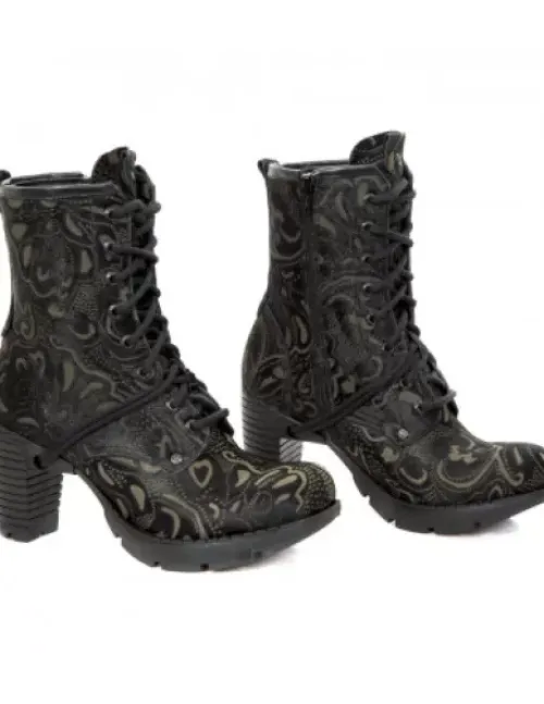 New New Rock Anke Boot Trai -Tr001-C81