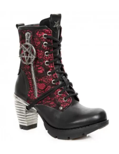 New Rock Anke Boot Trai -Tr097-C2
