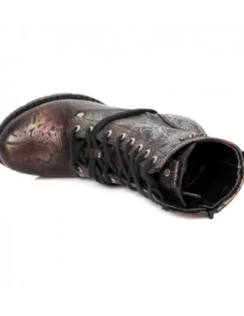 Outlet New Rock Anke Boot Trai -Tr001-C80