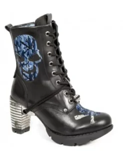 Clearance New Rock Anke Boot Trai -Tr079-C3