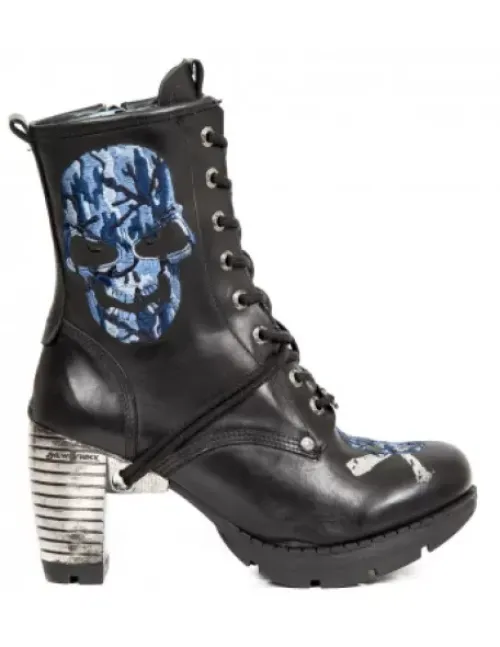 Clearance New Rock Anke Boot Trai -Tr079-C3