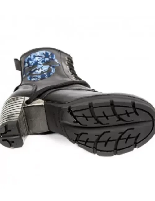 Clearance New Rock Anke Boot Trai -Tr079-C3