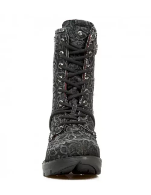 Hot New Rock Anke Boot Trai -Tr001-C44