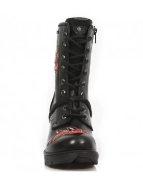 Outlet New Rock Anke Boot Trai -Tr048-3