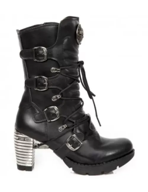 Hot New Rock Anke Boot Trai -Tr003-V1