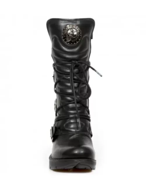 Hot New Rock Anke Boot Trai -Tr003-V1