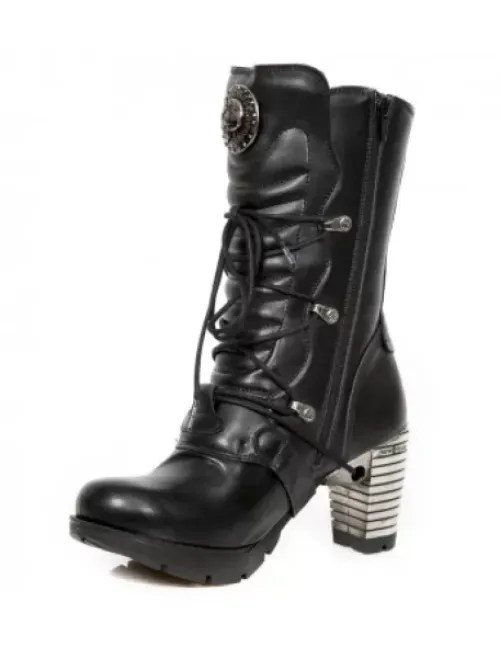 Hot New Rock Anke Boot Trai -Tr003-V1