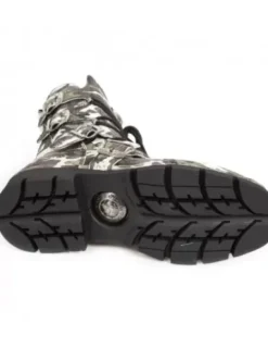 Outlet New Rock Boot Back Paning With ace -1473-36