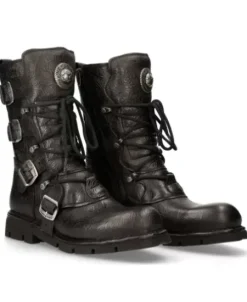 New Rock Boot Back Paning With ace -1473-43