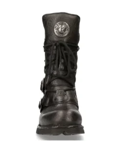 New Rock Boot Back Paning With ace -1473-43