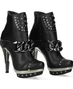Clearance New Rock Boot Back Patf.acero  -Punk003Cad-V1