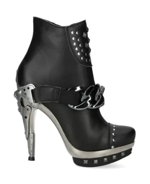 Clearance New Rock Boot Back Patf.acero -Punk003Cad-V1