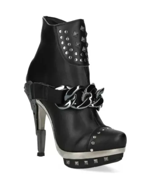 Clearance New Rock Boot Back Patf.acero -Punk003Cad-V1