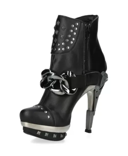 Clearance New Rock Boot Back Patf.acero -Punk003Cad-V1