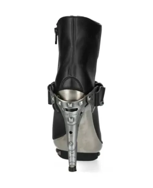 Clearance New Rock Boot Back Patf.acero -Punk003Cad-V1
