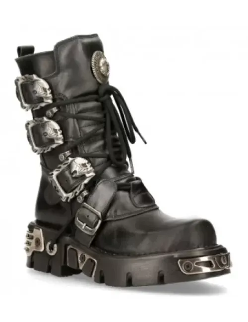 New Rock Boot Back Reactor With Bucke And ace -391-1